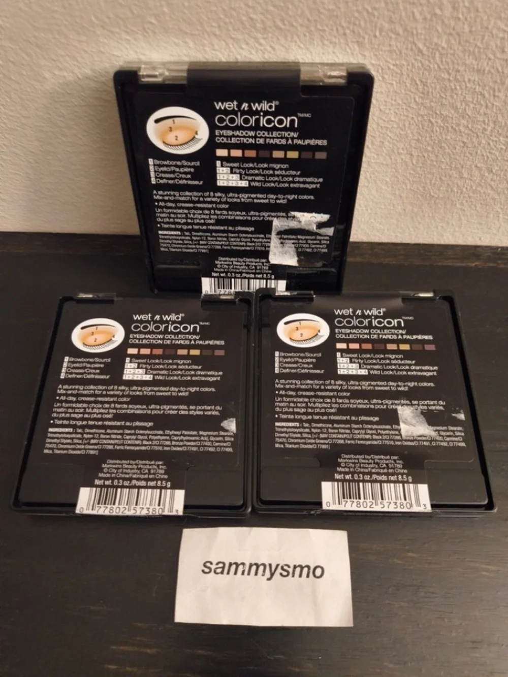 Wet n Wild Coloricon Eyeshadow Collection 738 Comfort Zone x3